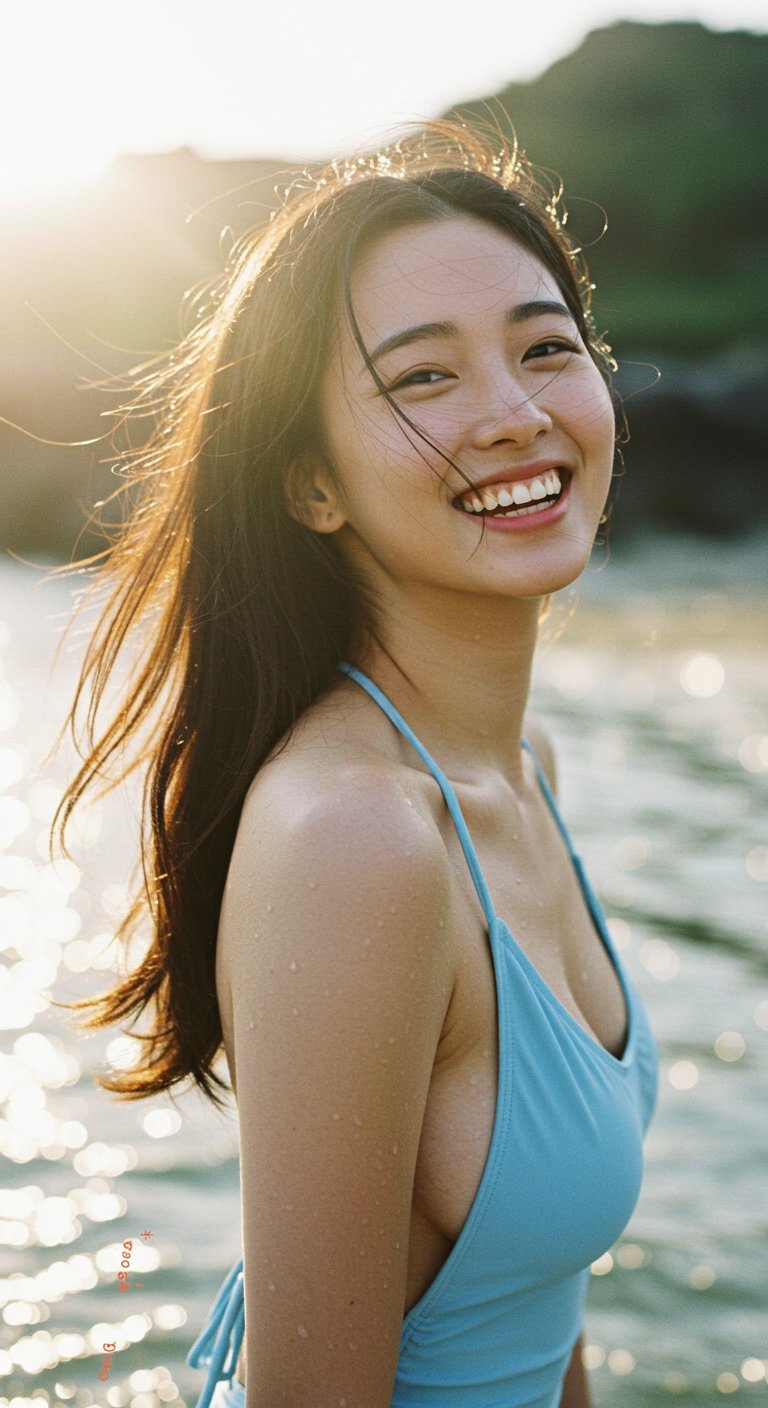 attractive asian woman